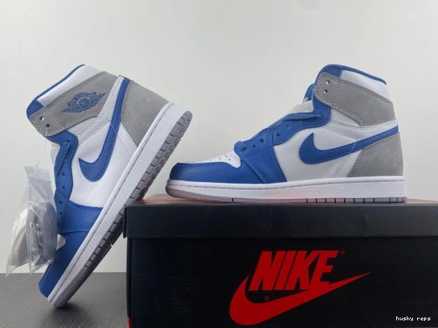Cheap Husky Blue Air 1 OG DZ5485-410 Jordan High True 0723
